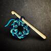 Pin - Blue Crochet