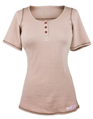 Den sandfarvede bluse er i en blød nuance, der matcher GardenGirl Classic-kollektionen perfekt