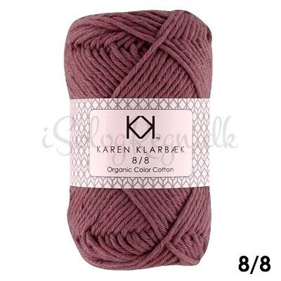KK 8/8 Organic Color Cotton Faded Aubergine