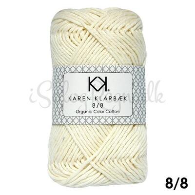 KK 8/8 Organic Color Cotton Nature White
