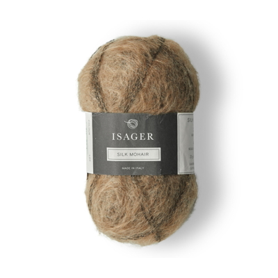 Isager Silk Mohair 7s Gråbrun