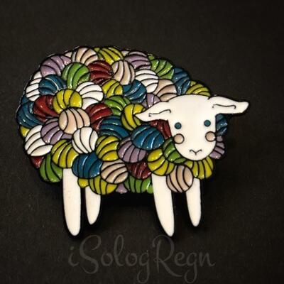 Pin - Yarn Sheep