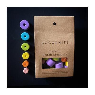 Cocoknits Colorful Stitch Stoppers er det engelske navn for de herlige maskestoppere.