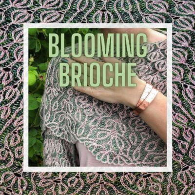 Vær med til at strikke det umådeligt smukke Blooming Brioche-sjal.