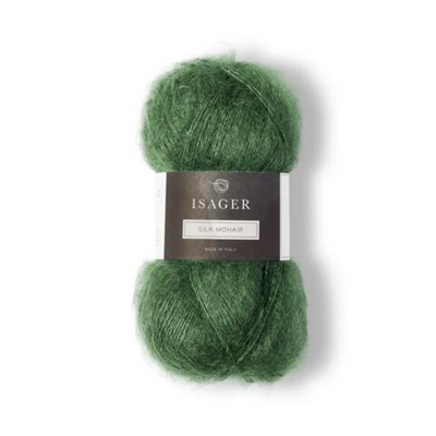 Isager Silk Mohair 56 Grangrøn