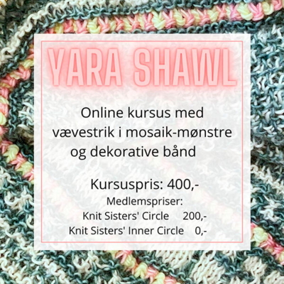 2025 januar onlinekursus Yara Shawl