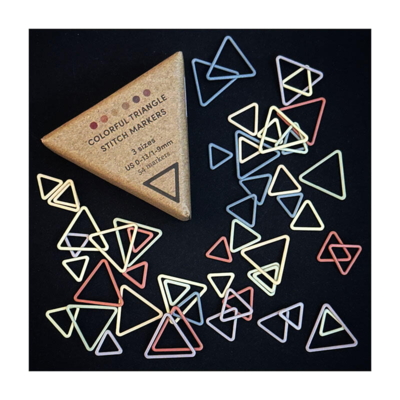 Cocoknits Triangle Stitch Markers Earthy Tones