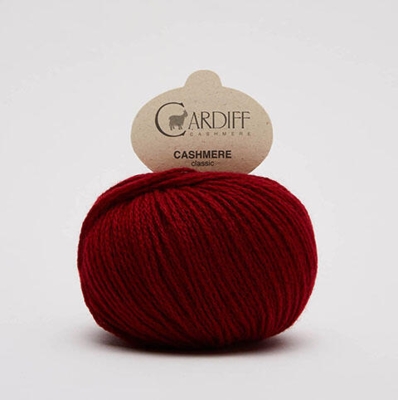 Cardiff Cashmere Classic fv. 714 Scarlatta