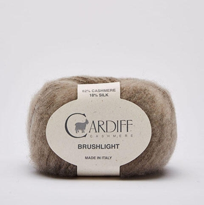 Cardiff Cashmere Brushlight fv. 103 Brown