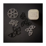 Cocoknits Triangle Stitch Markers Black/White