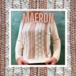 Maeron – en bluse der forener tekstur, tradition og moderne snit. Designet af Natasja Hornby og undervist online af Marie-Louise fra Knit Sisters’ Studio. Tilmeld dig og strik din egen version!